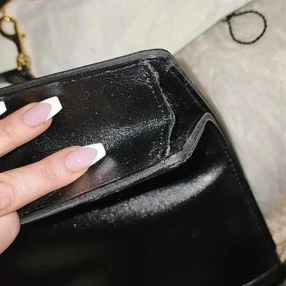 Gold Pfeil West Germany Black Leather Breif Case - Picture 9 of 11